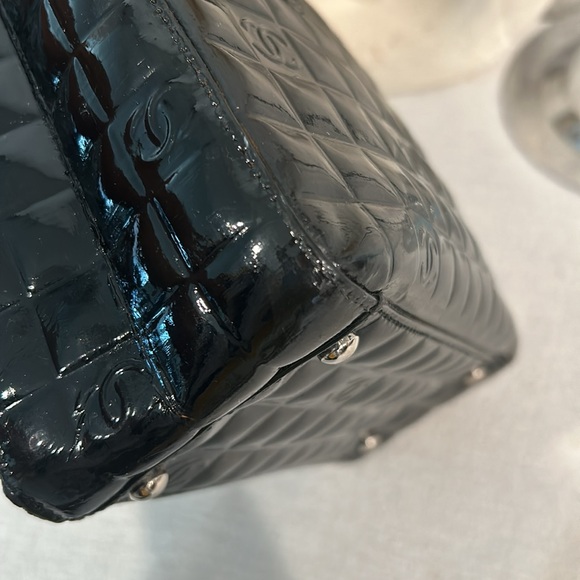 CHANEL Handbag Tote Chocolate bar Coco mark with certificate of authenticity - Picture 8 of 15